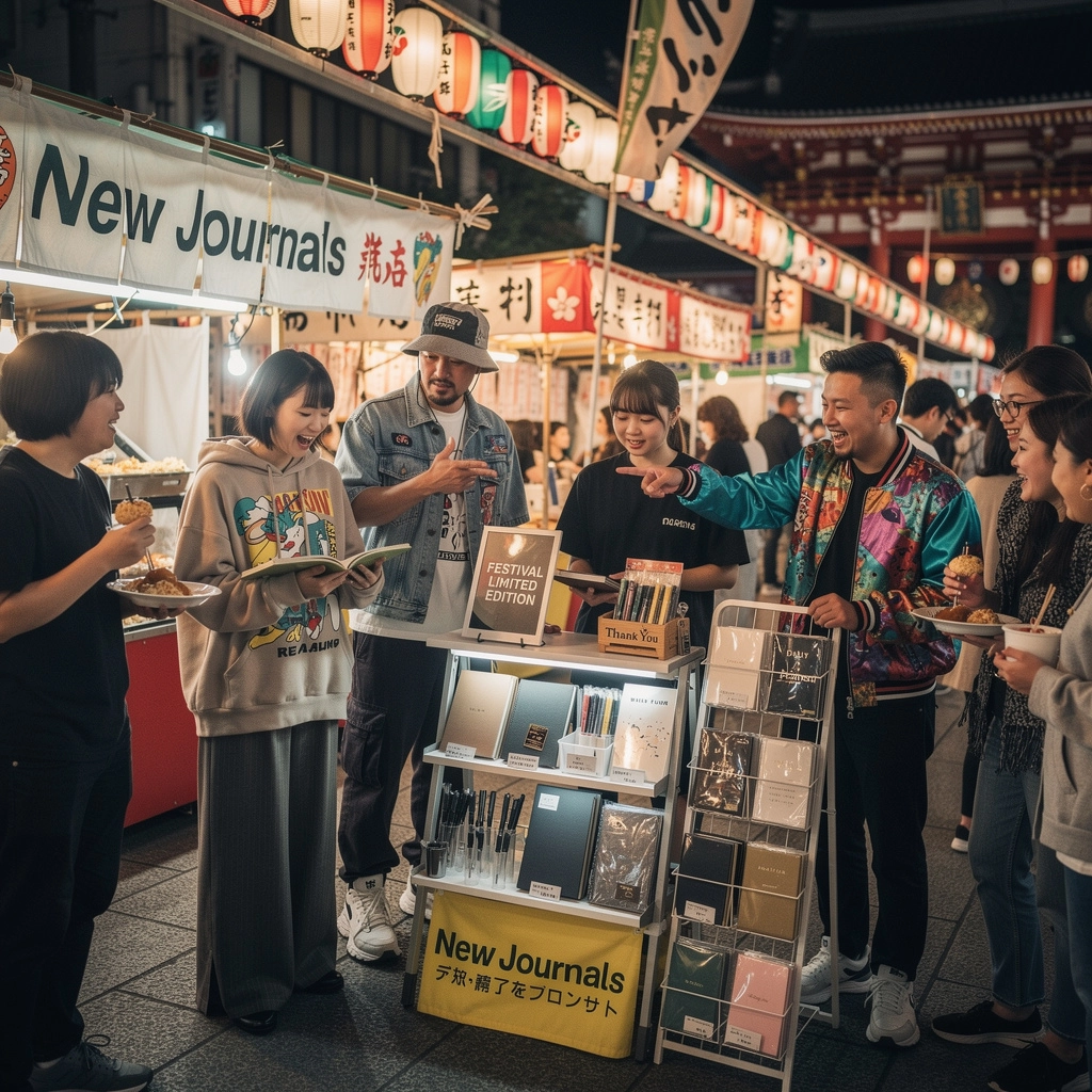 かわいいイラストが描かれたノートのクローズアップ